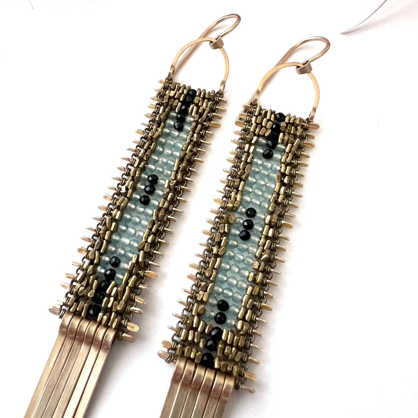 Demimonde Blue Sky Tapestry Earrings