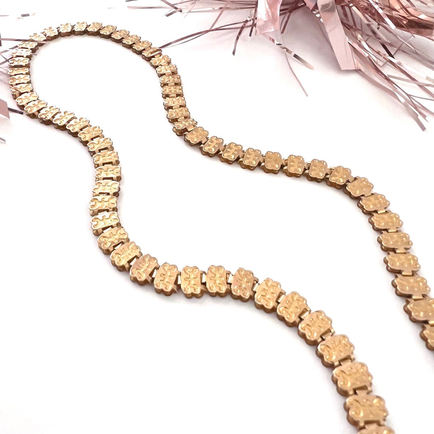 Vintage Gold Filled Victorian and Onyx Stunner Necklace