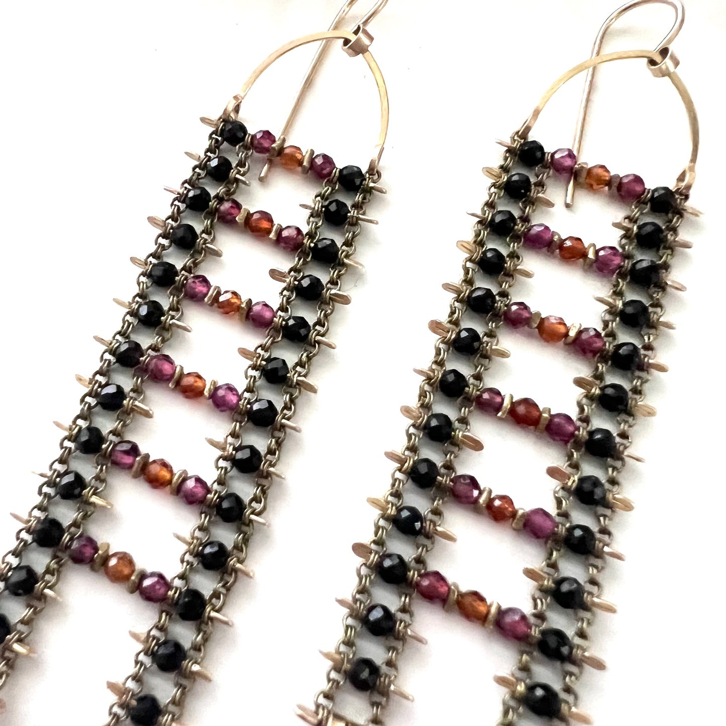 Demimonde Temple Ladder Earrings