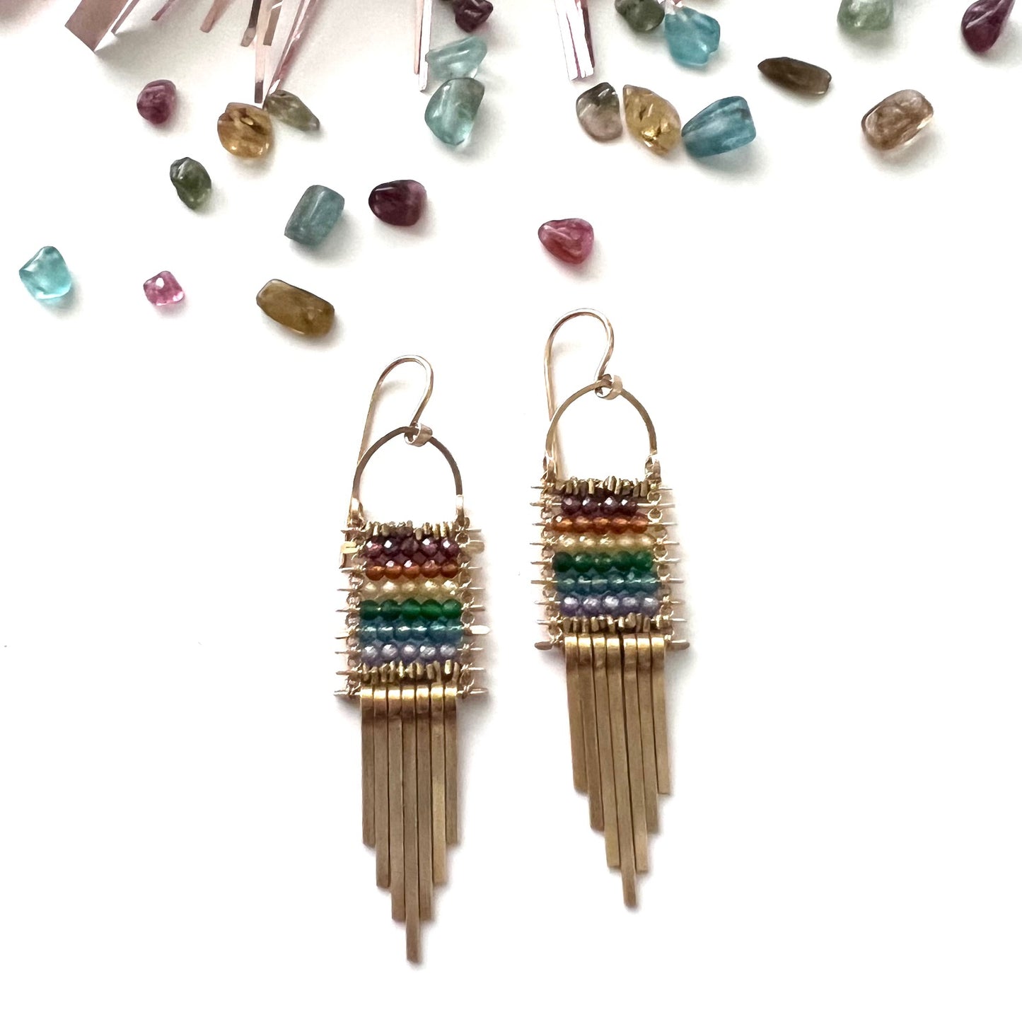 Demimonde Minima Rainbow Earrings