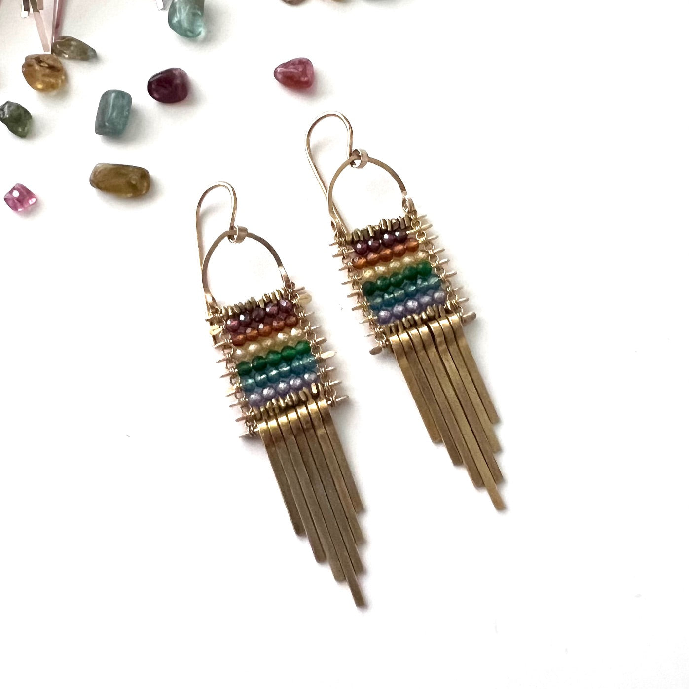 Demimonde Minima Rainbow Earrings