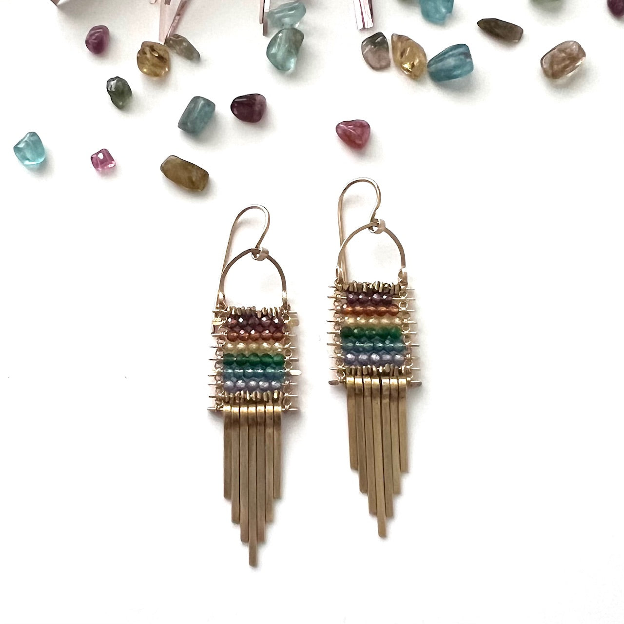 Demimonde Minima Rainbow Earrings