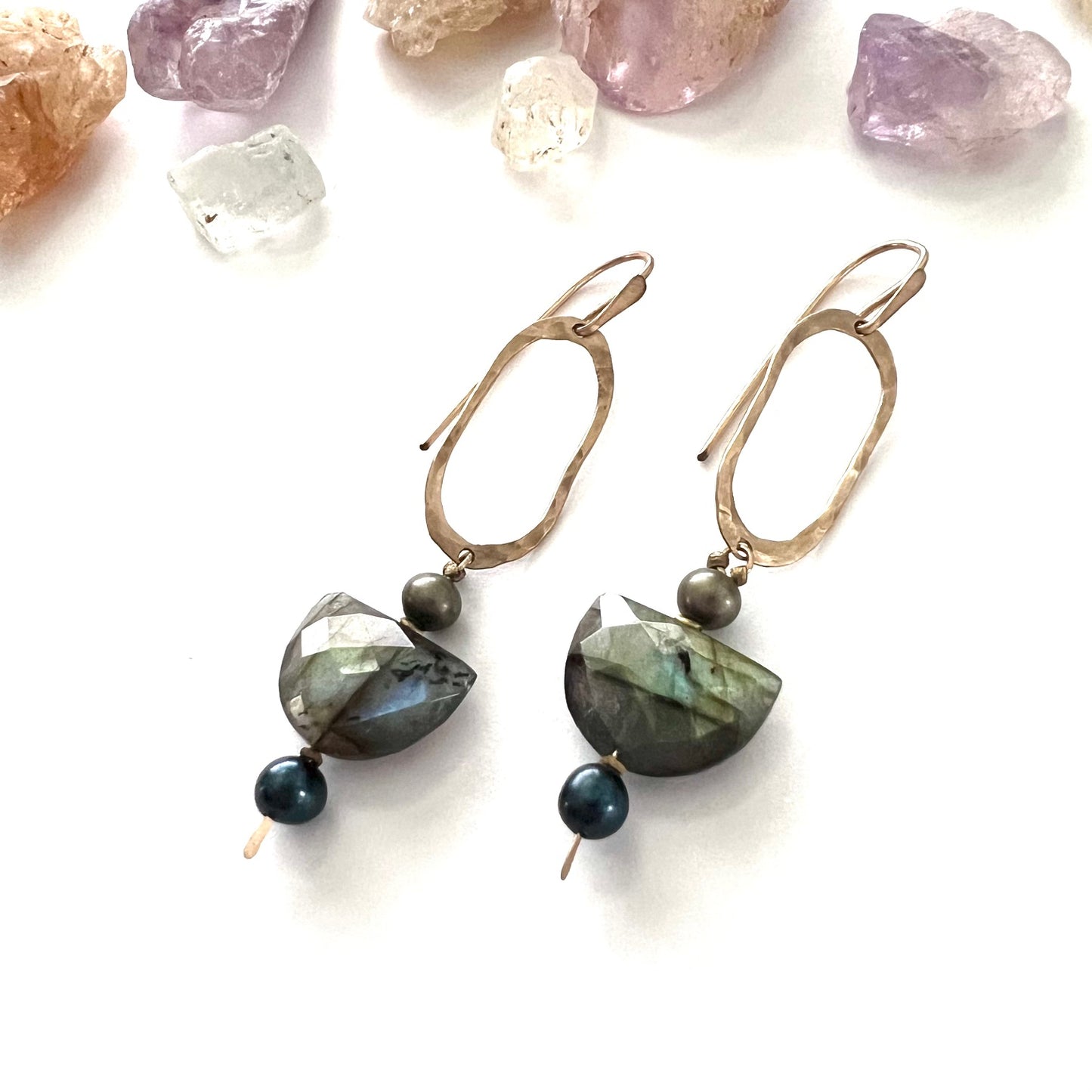 Demimonde Labradorite Terra Earrings