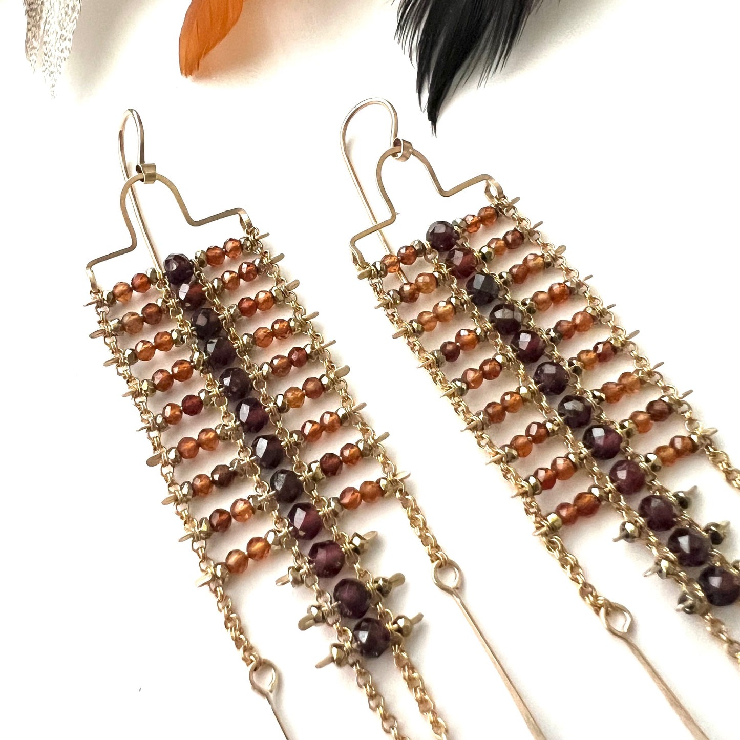 Demimonde Light a Fire Sky Dancer Earrings
