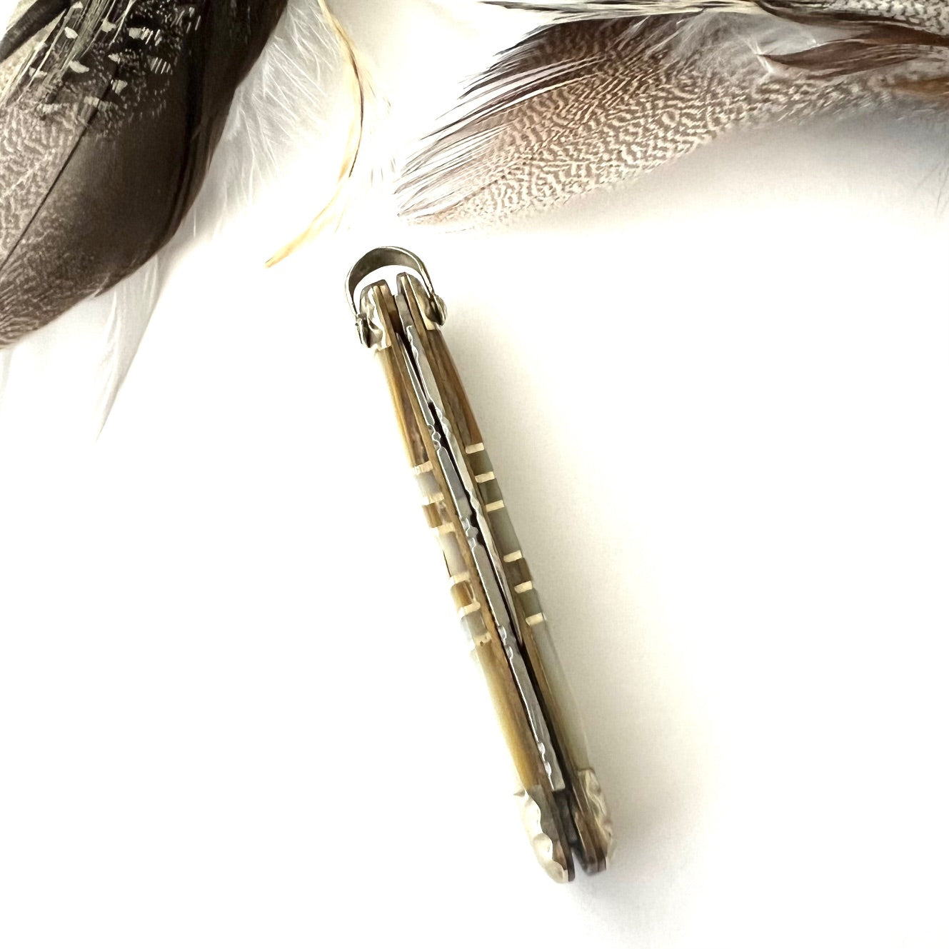 Mother of Pearl Inlay Vintage Pocket Knife