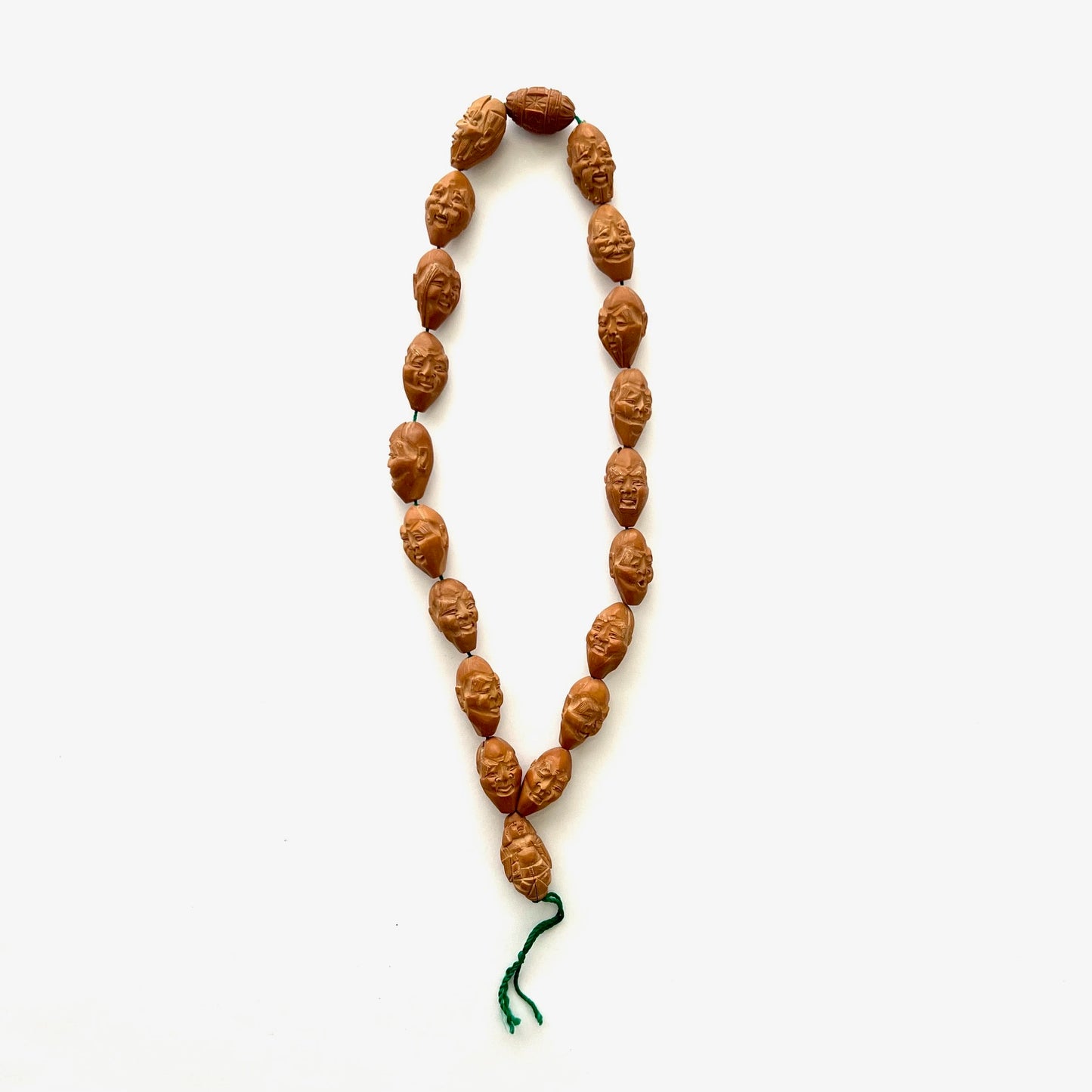 Antique Chinese Pit Bead Necklace
