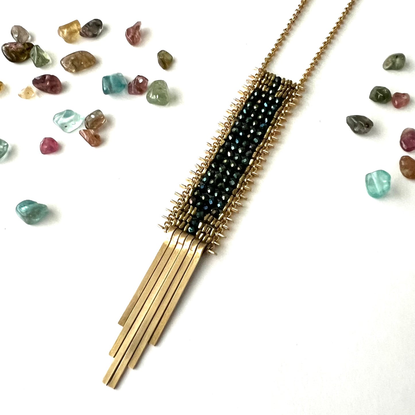 Verdant Forest Tapestry Necklace
