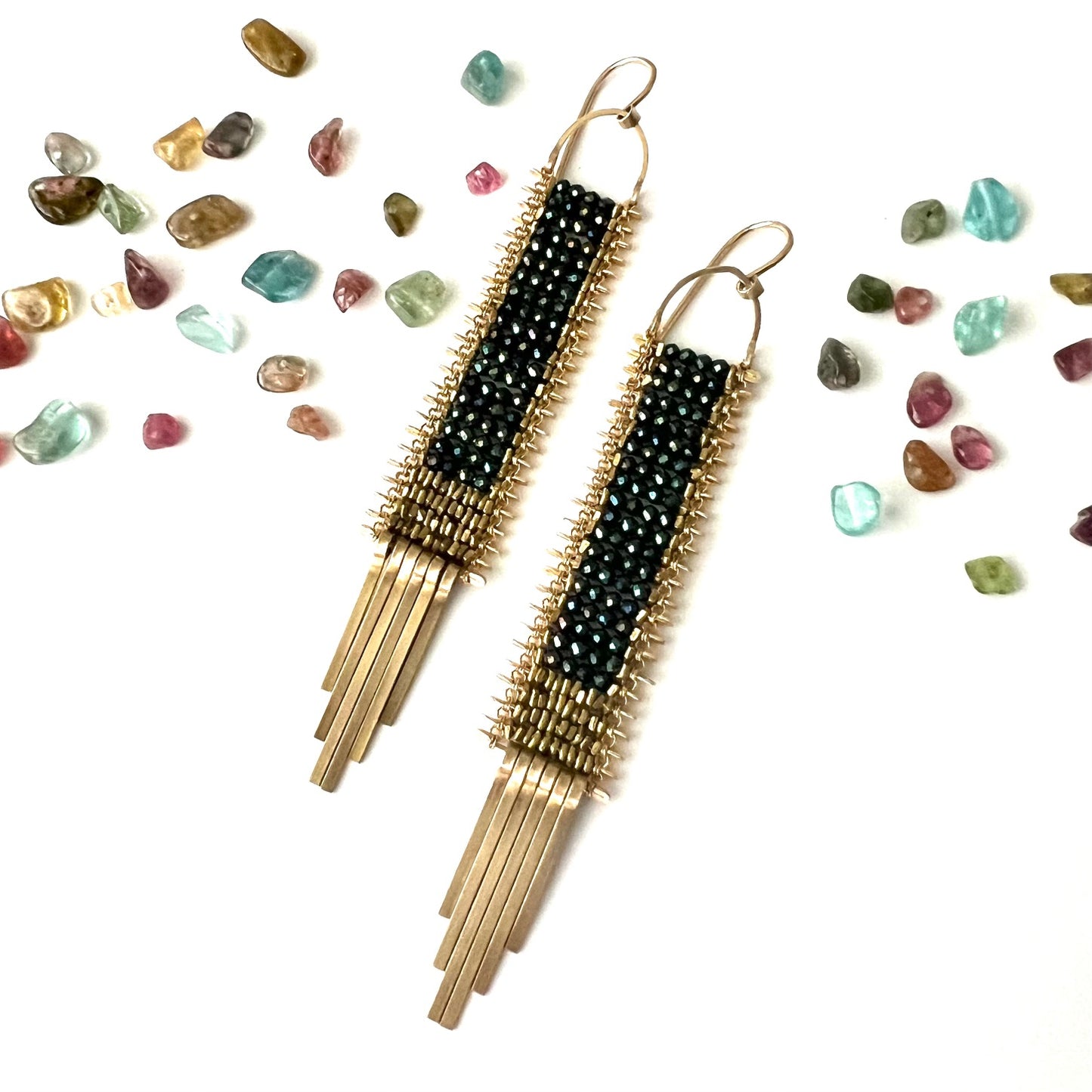 Verdant Forest Tapestry Earrings