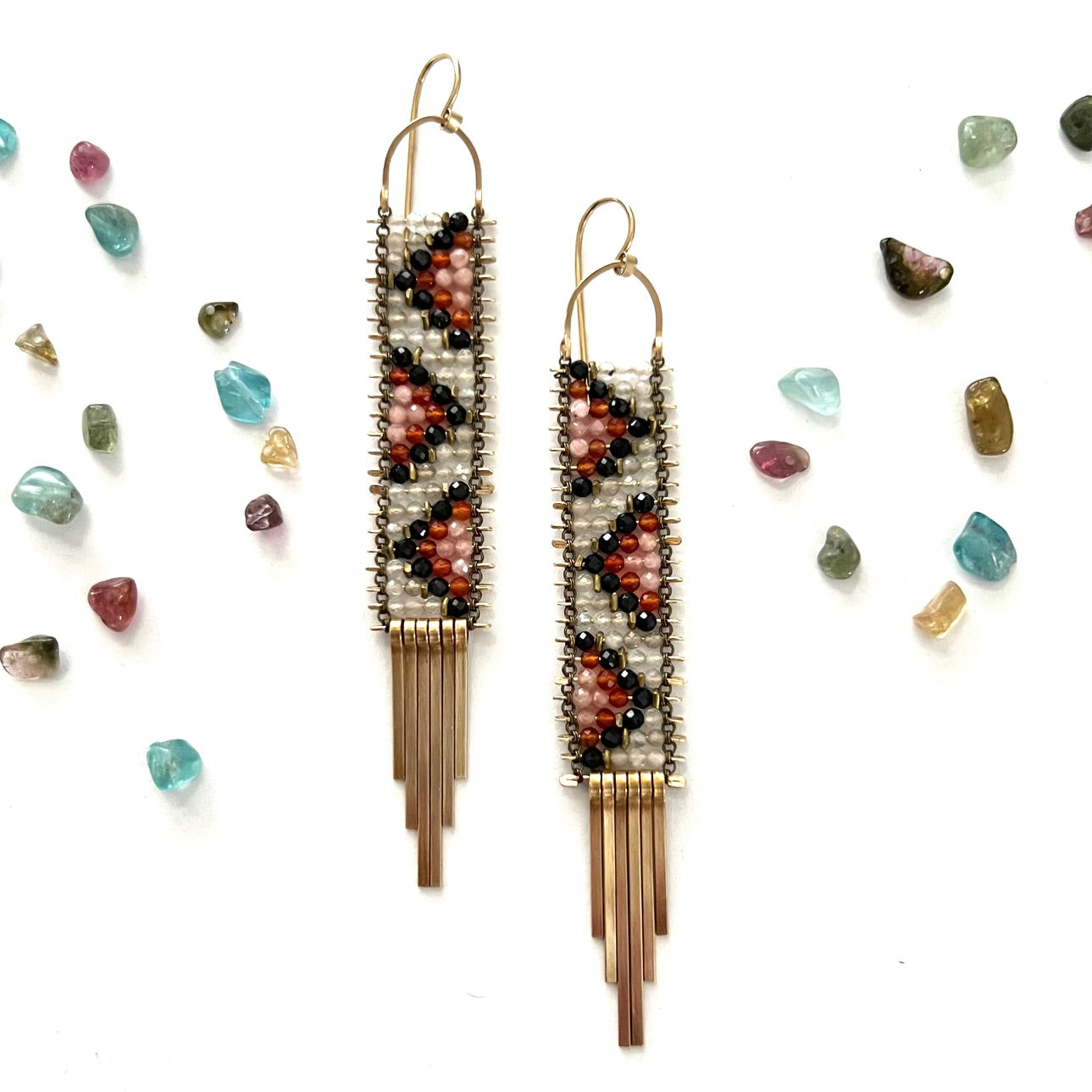 Pyramis Sunset Tapestry Earrings