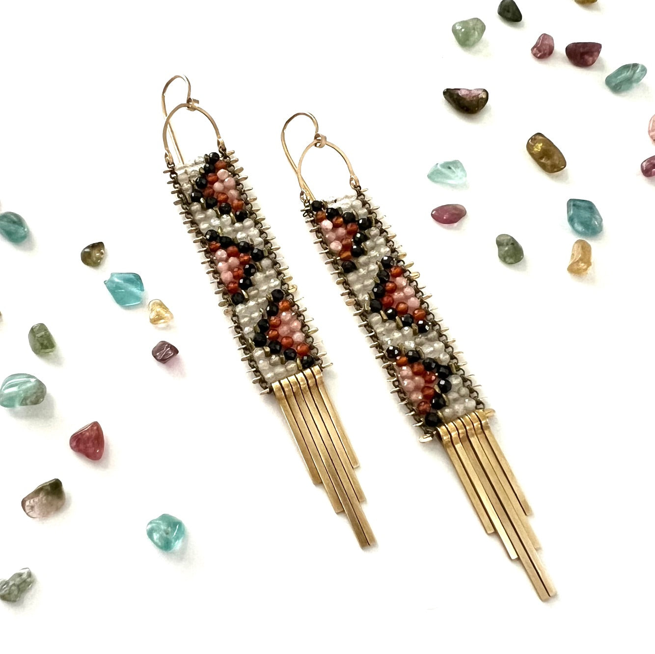 Pyramis Sunset Tapestry Earrings