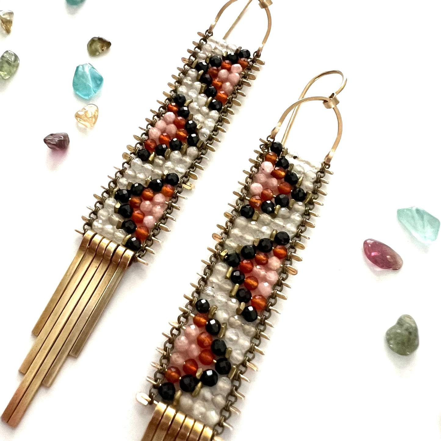 Pyramis Sunset Tapestry Earrings