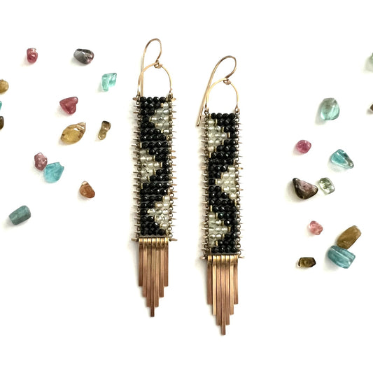 The Weaving Path Tapestry Earrings