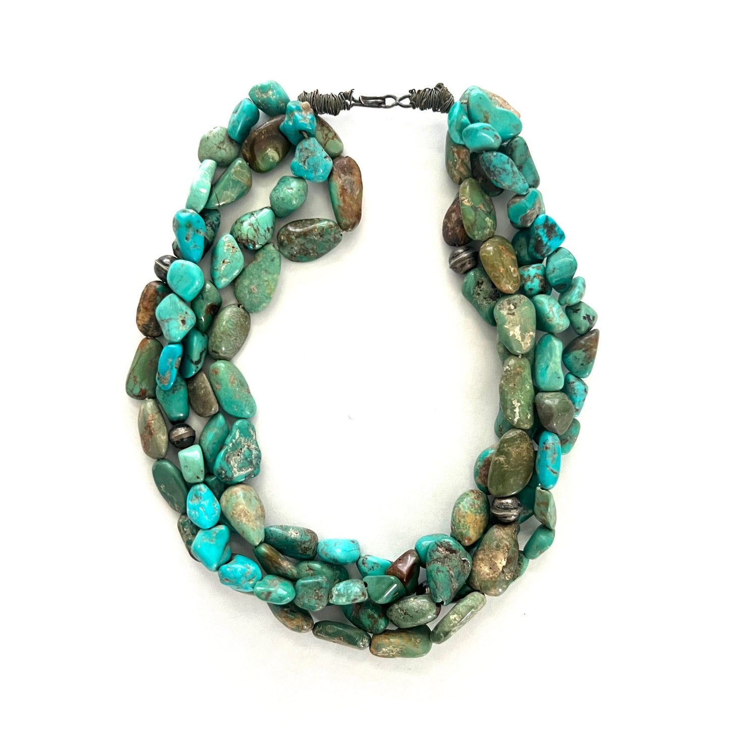 Vintage Chunky Turquoise Choker Necklace