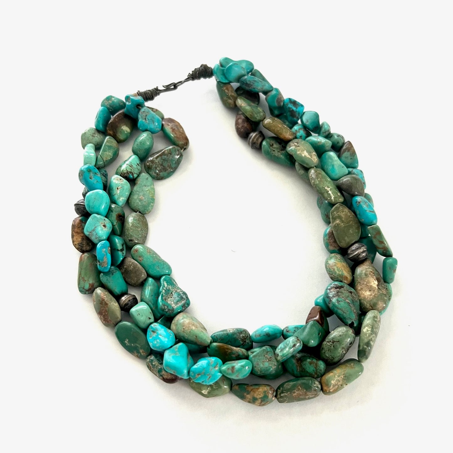 Vintage Chunky Turquoise Choker Necklace