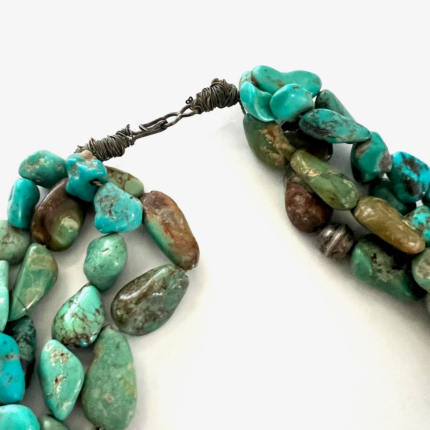 Vintage Chunky Turquoise Choker Necklace