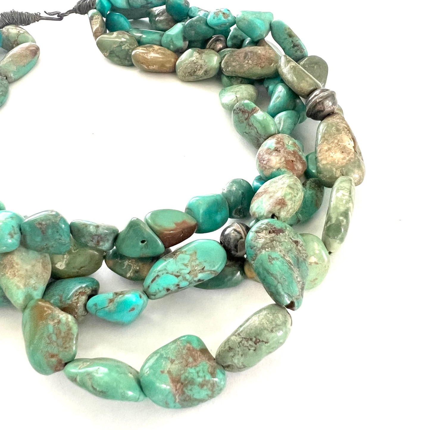 Vintage Chunky Turquoise Choker Necklace