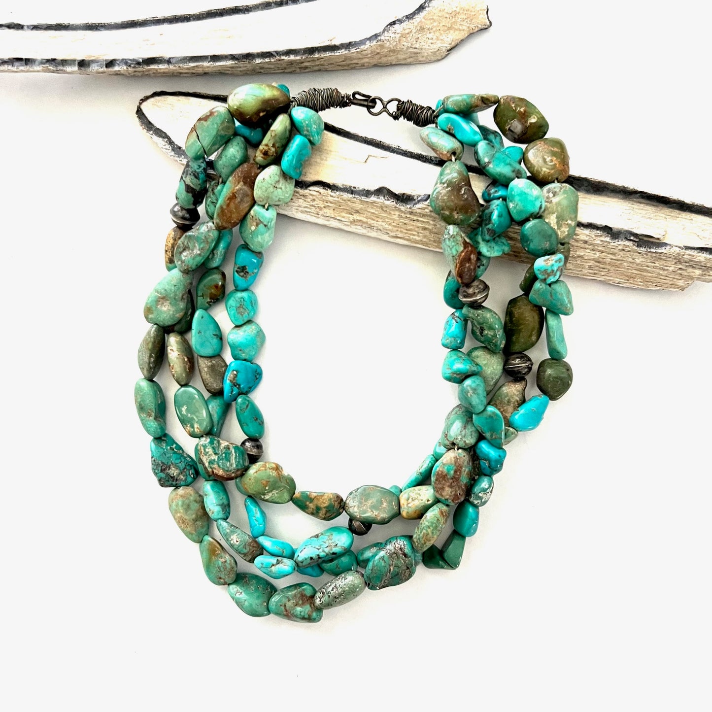 Vintage Chunky Turquoise Choker Necklace