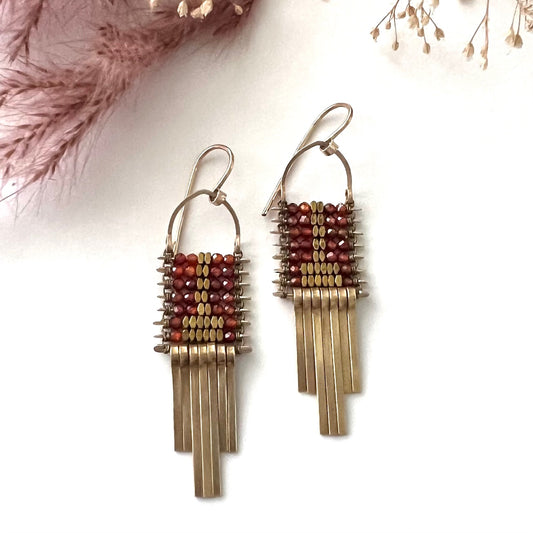 Demimonde Golden Sunset Minima Earrings