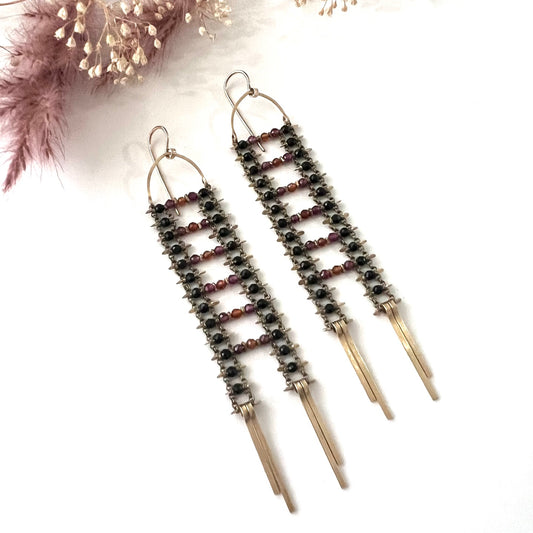 Demimonde Temple Ladder Earrings
