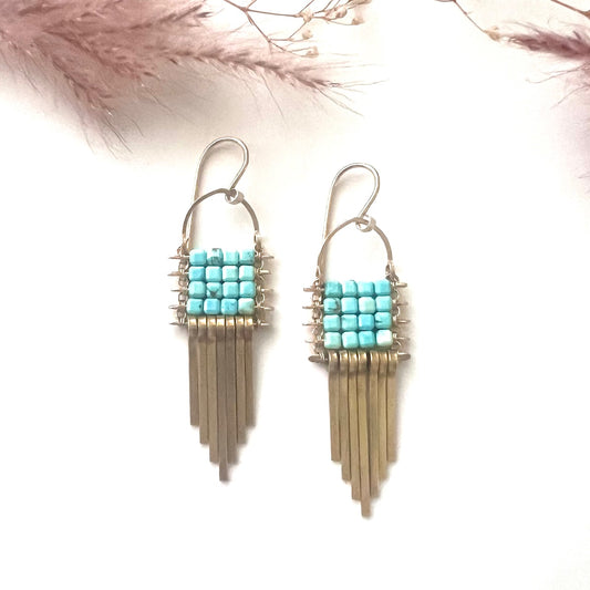 Demimonde Minima Turquoise Earrings