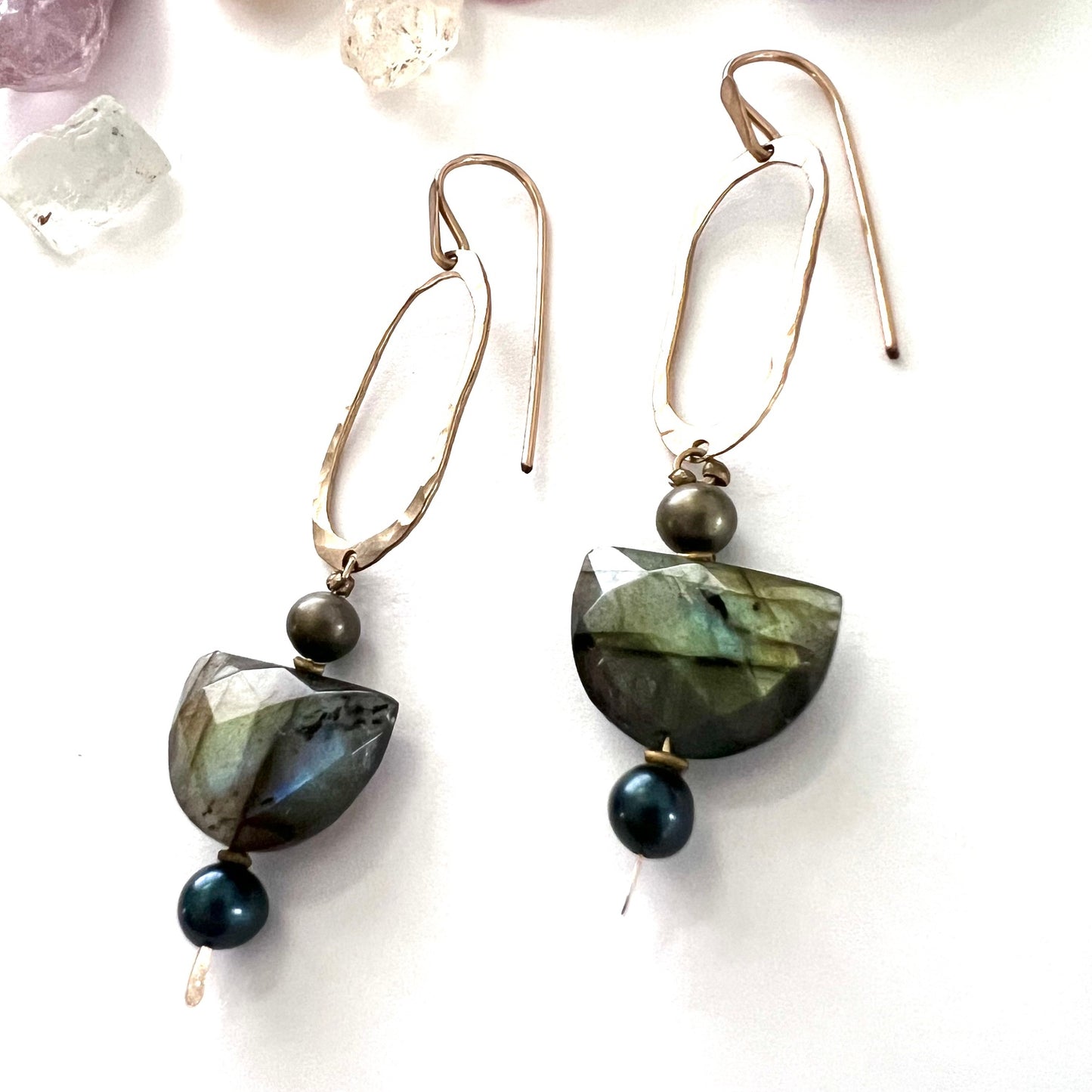 Demimonde Labradorite Terra Earrings