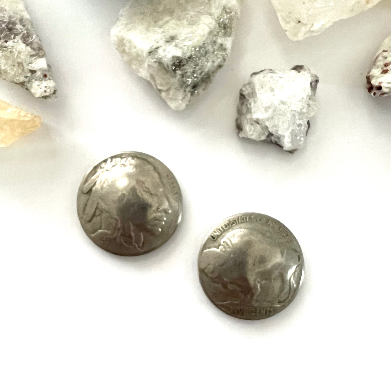 Buffalo Nickel Buttons Vintage 1930's