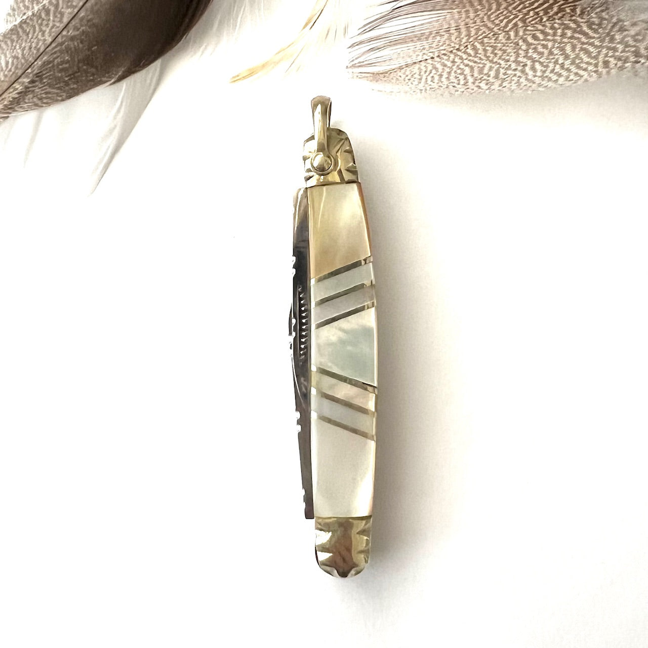 Mother of Pearl Inlay Vintage Pocket Knife