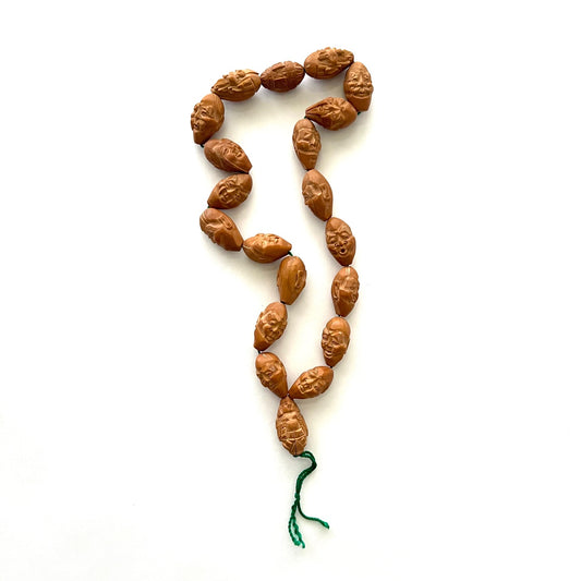 Antique Chinese Pit Bead Necklace