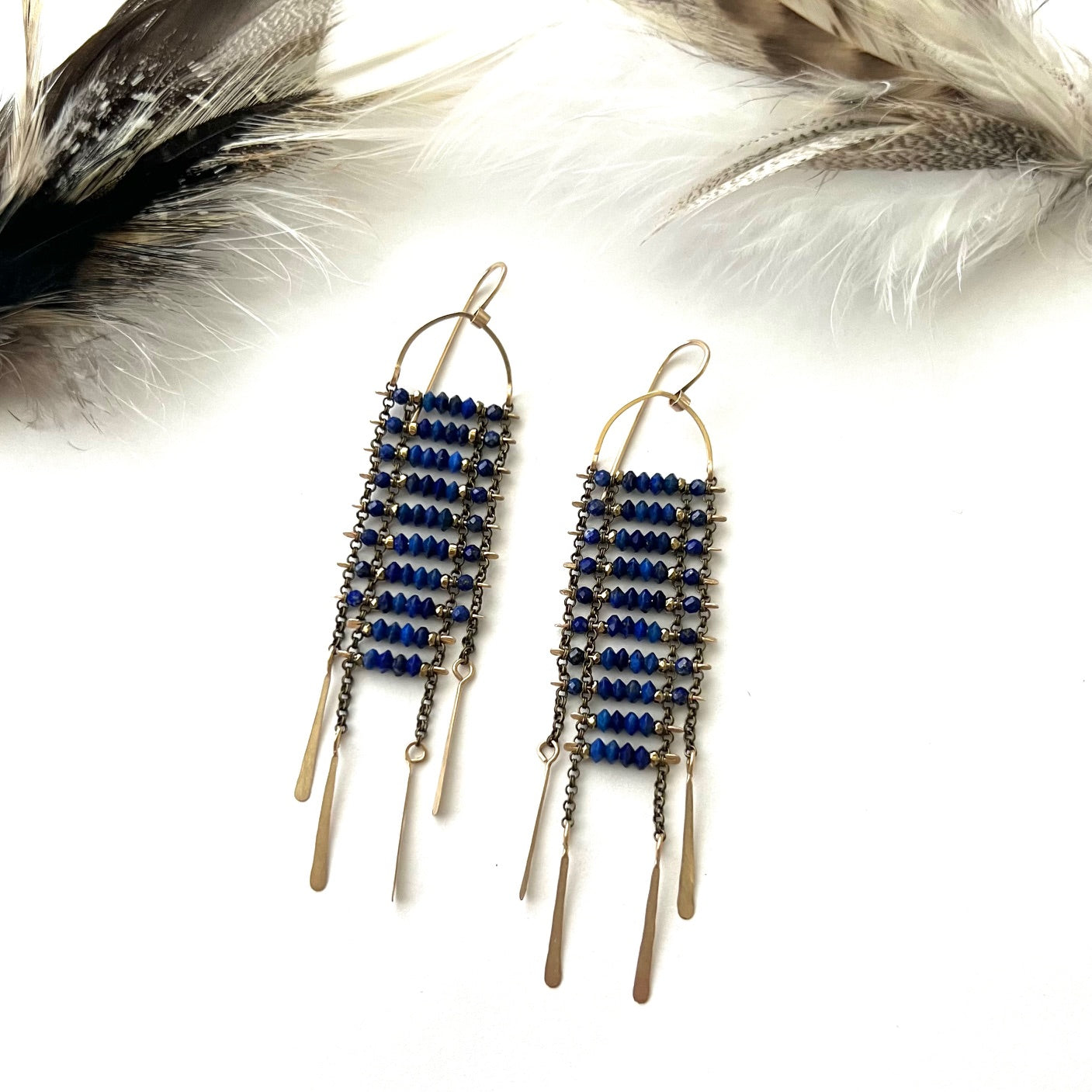Demimonde Lapis Sky Dancer Earrings