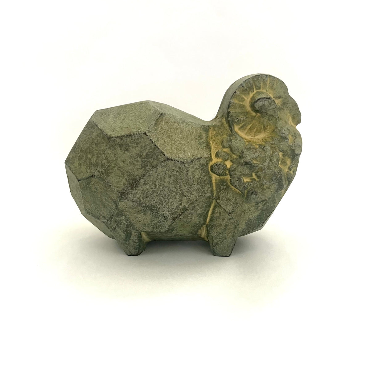 Vintage Sotaro Saegusa Bronze Ram Figurine