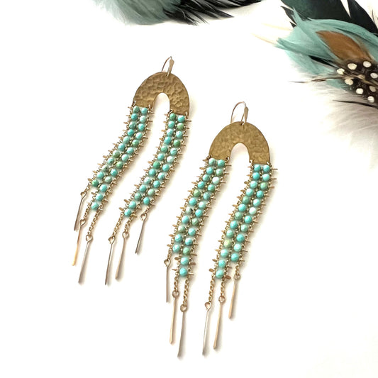Demimonde Turquoise Mesmer Earrings