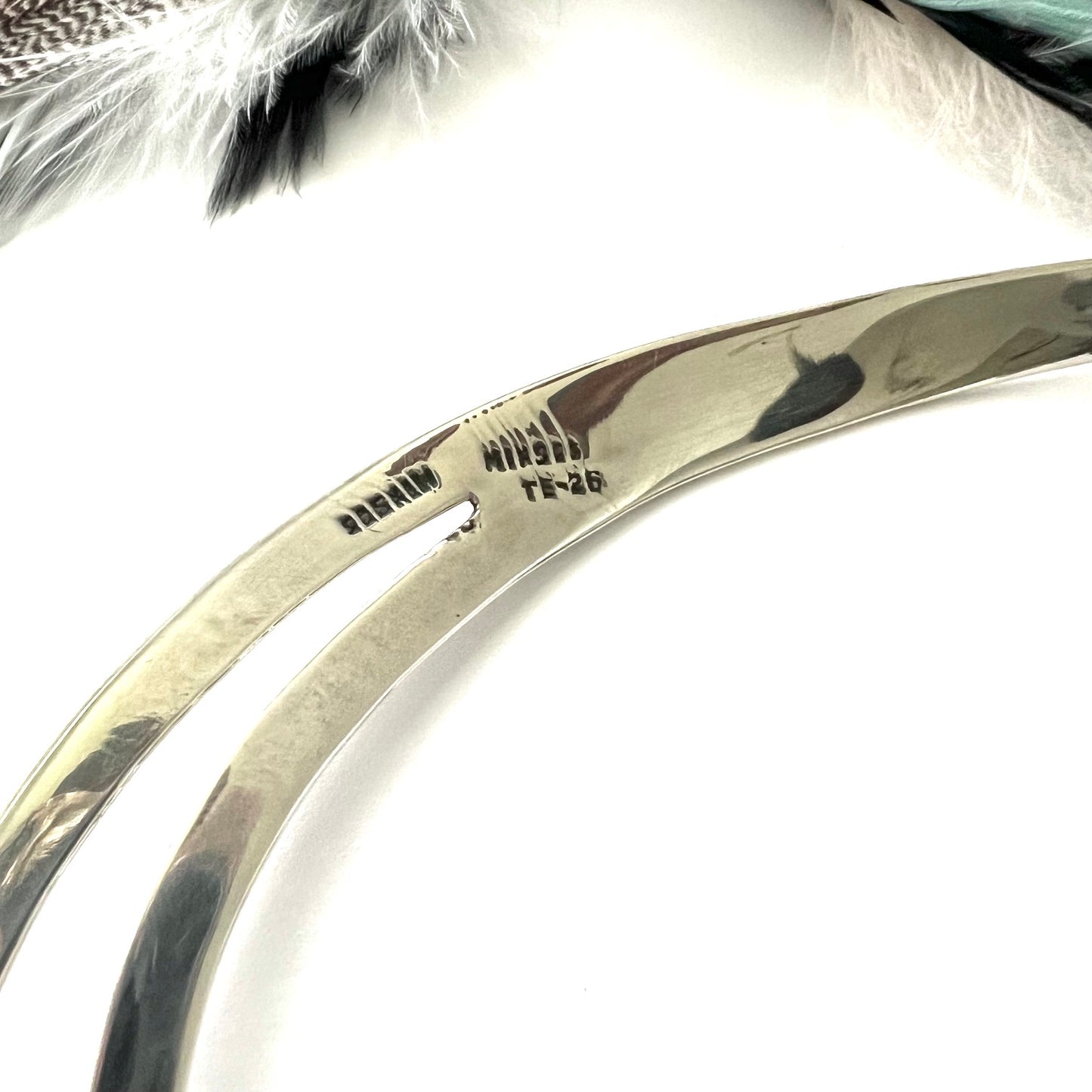 Vintage Sterling Silver Modernist Neck Cuff