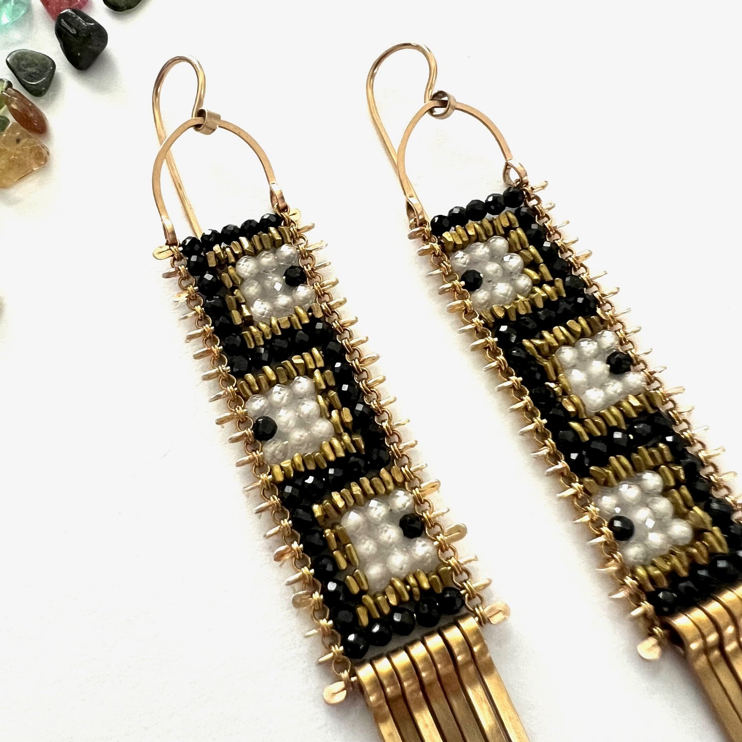 Meander Tapestry Earrings