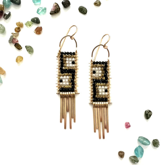 Demimonde Chemin Tapestry Earrings