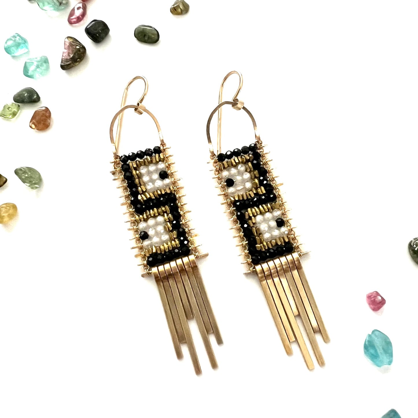 Demimonde Chemin Tapestry Earrings