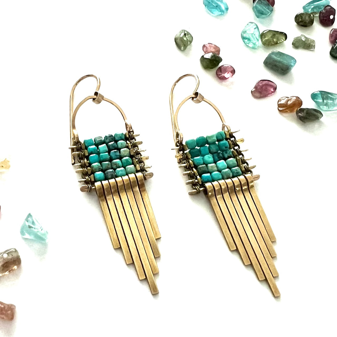 Demimonde Minima Turquoise Earrings