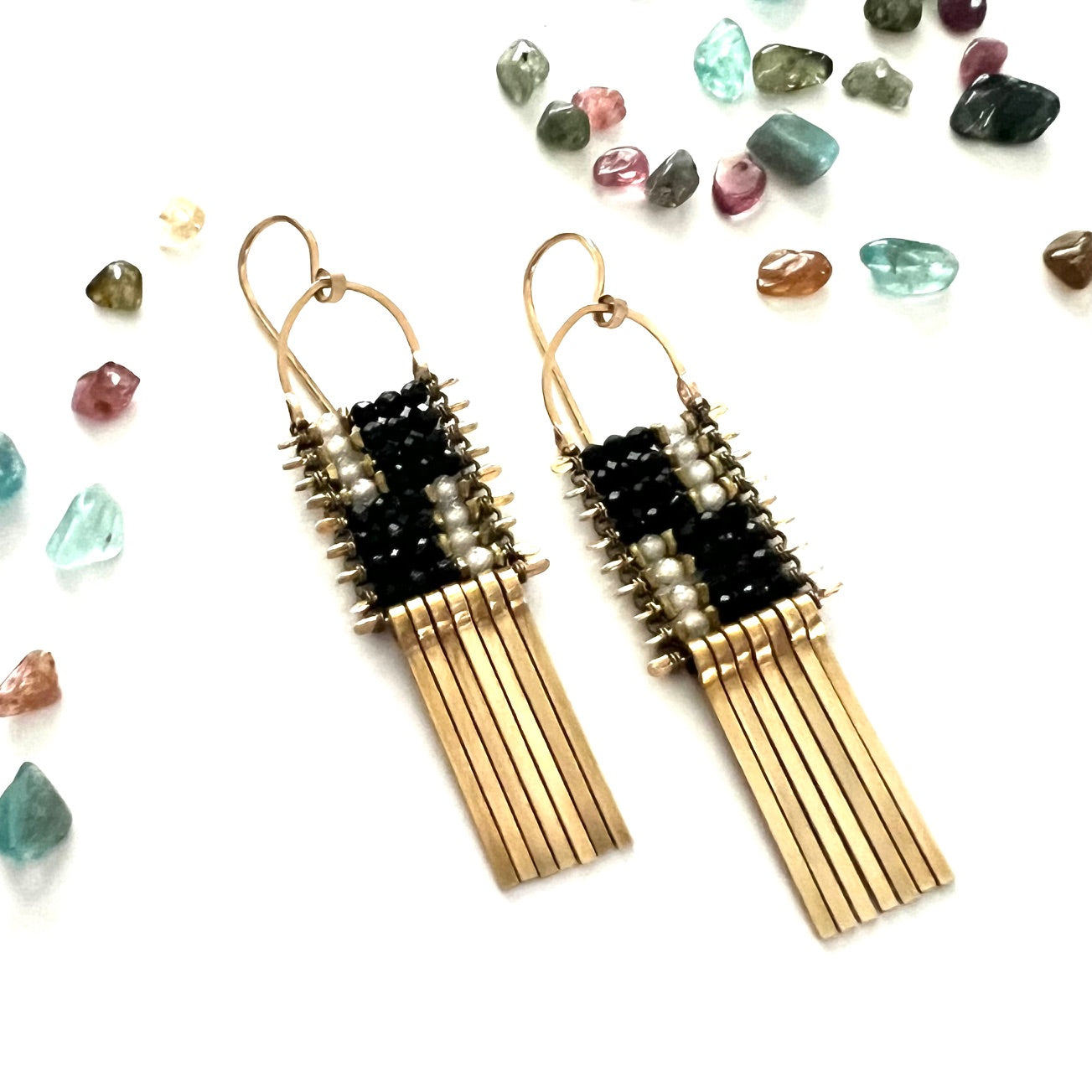 Minima Light and Dark Earrings