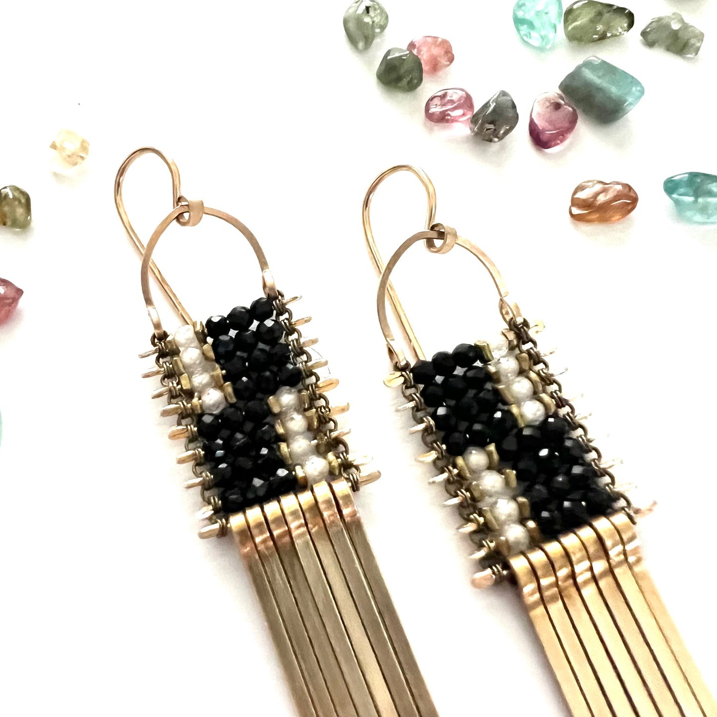 Minima Light and Dark Earrings