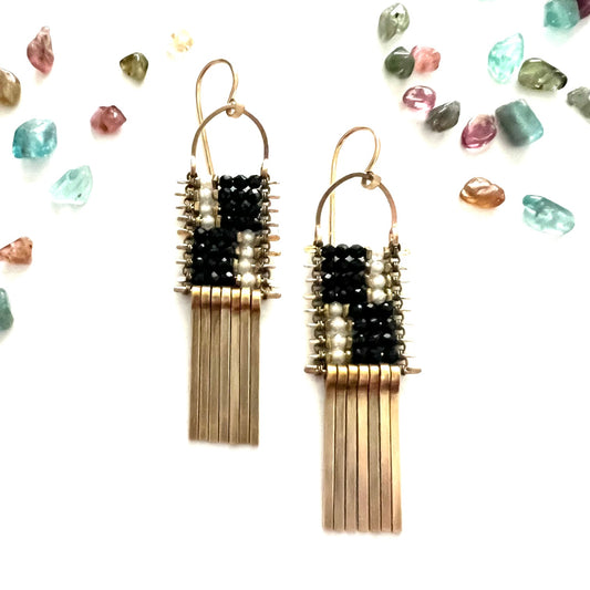 Minima Light and Dark Earrings